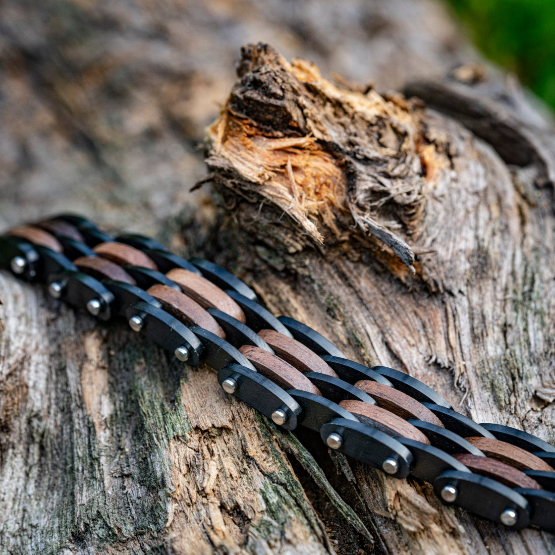 Black Bandit - Limited Edition - Timberwood houten armband