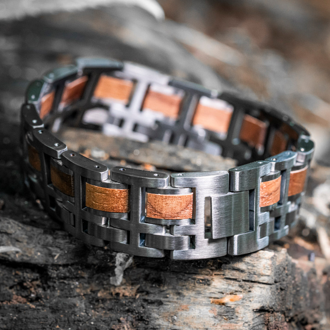 Rockstar - Limited Edition (TimberWood) - Houten armband