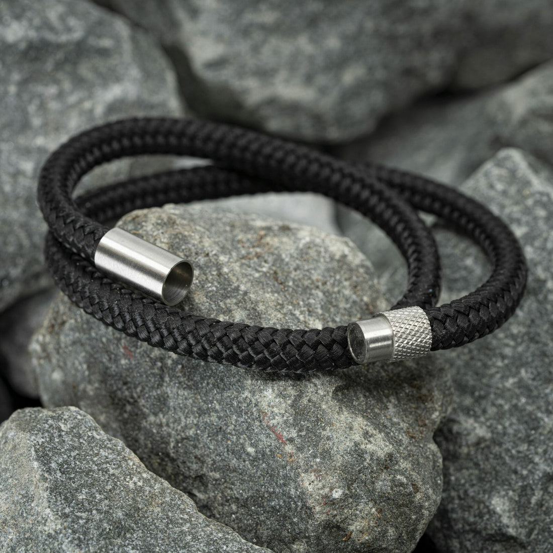 Elite armband - Zwart touw