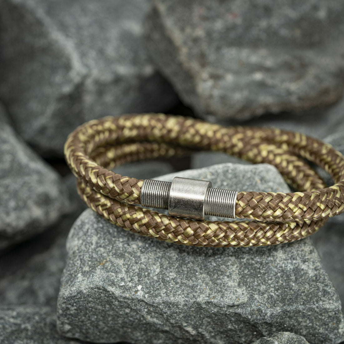 Vintage armband - Woestijn touw