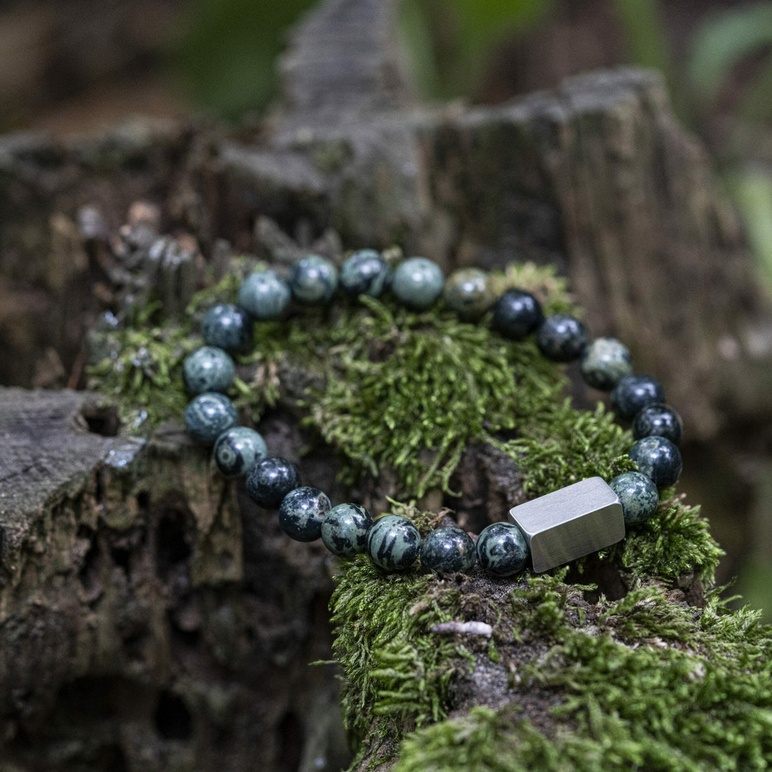 'Oerkracht' Eeuwenoude Polar Jade - Kralen armband