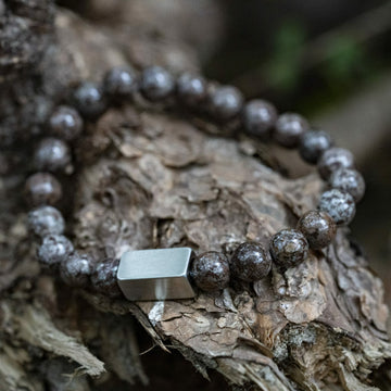 Rode Obsidiaan Kralen Armband