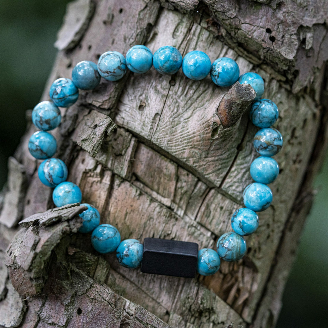 African Jasper turquoise  - Kralen Armband