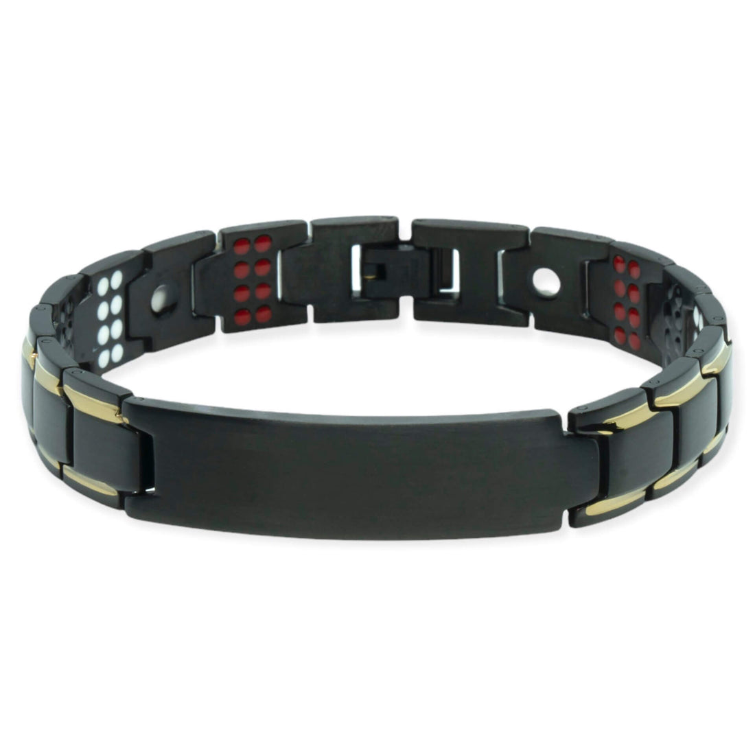 Magneet Armband - 8 Maxneet zwart - Met eigen tekst