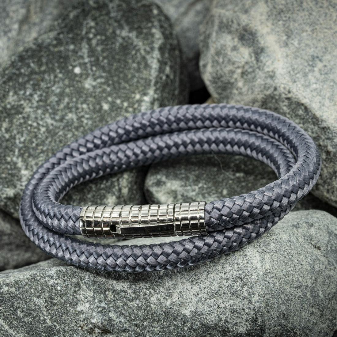 Granaat armband - Grijs