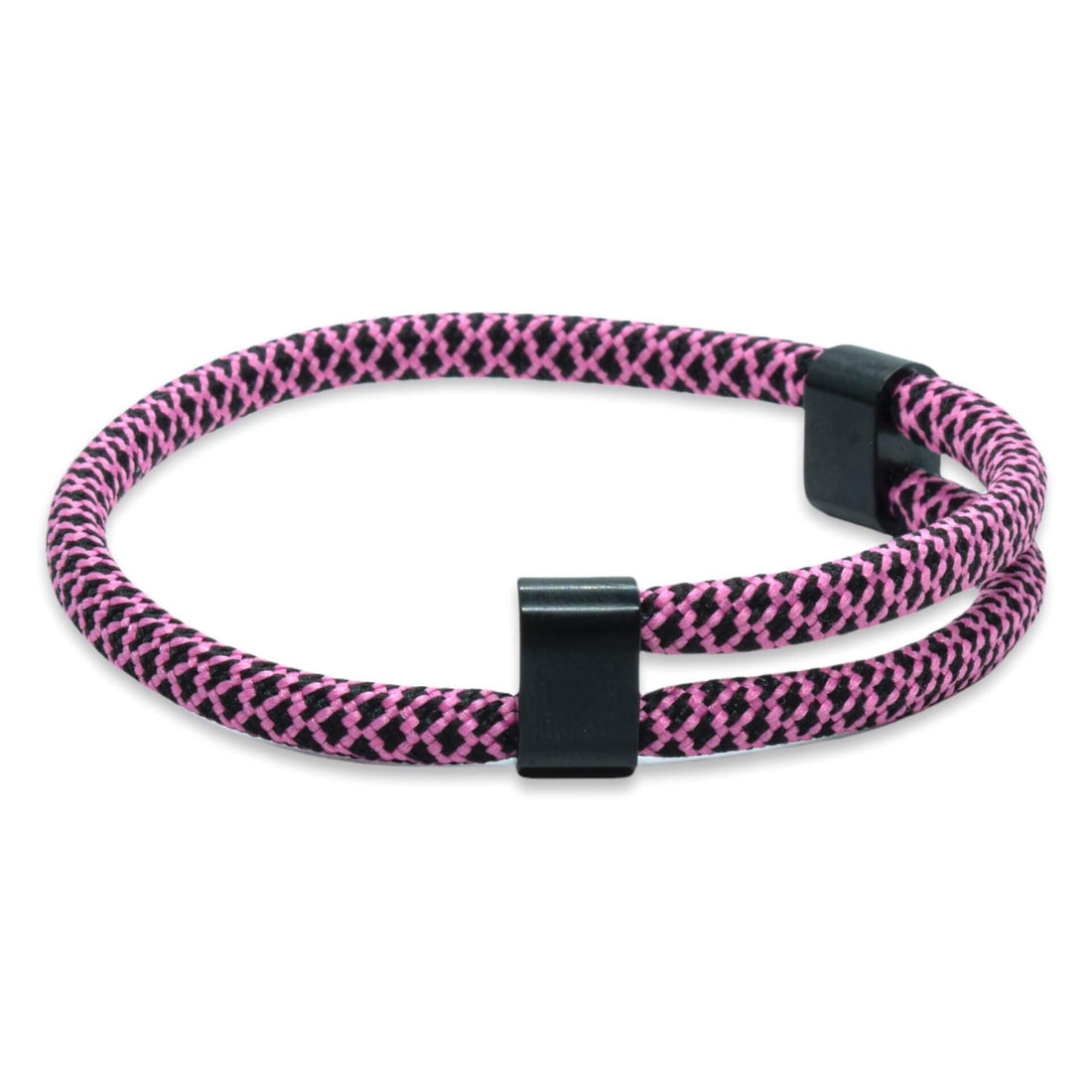 Verstelbaar touw - Zwart Roze (unisex)
